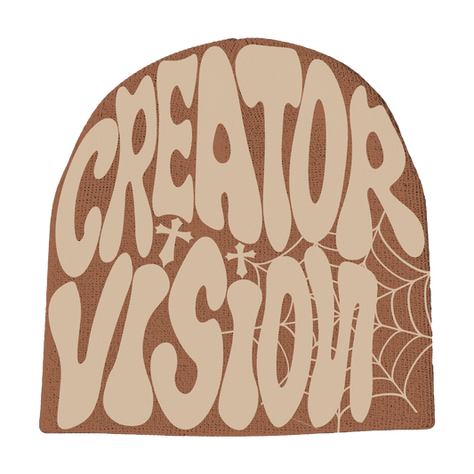 CREATOR VISION BROWN BEANIE